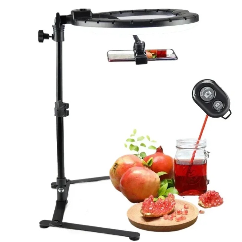 Kitchen Appliances Video - Overhead Phone Mount with Ring Light