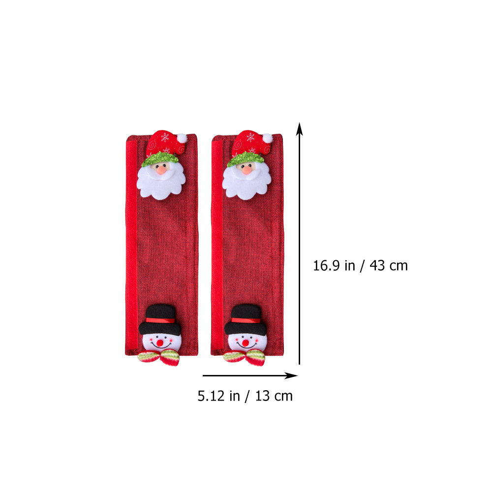 8Pcs Xmas Fridge Handle Covers - Kitchen Appliances For.Xmas 评论和价格