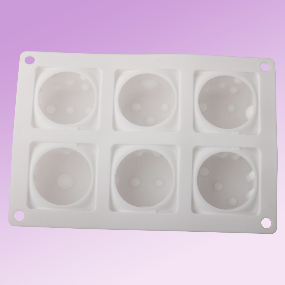 6-Cell Cube Mousse Cake Mould  - Kitchen Appliances For Baking 评论和价格