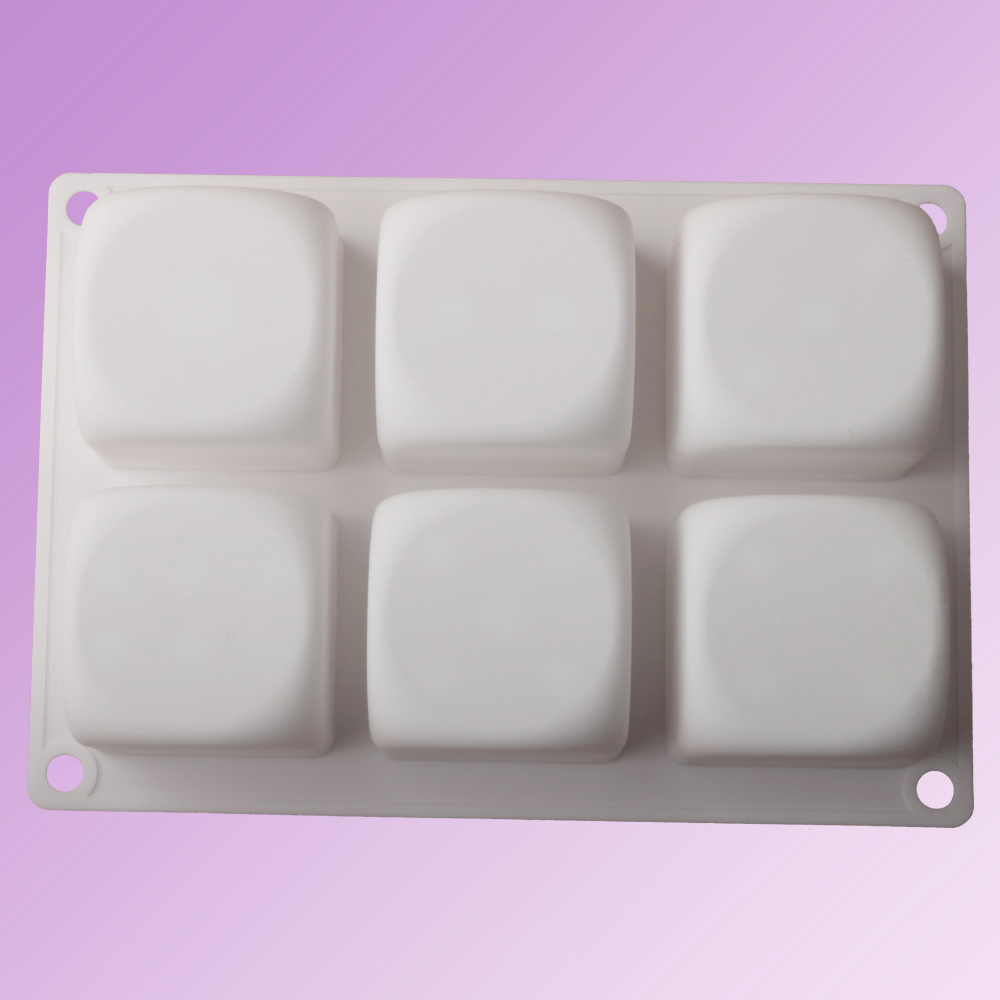 6-Cell Cube Mousse Cake Mould  - Kitchen Appliances For Baking 评论和价格