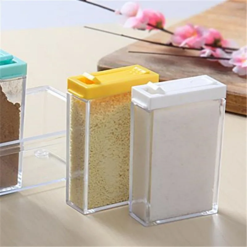 Transparent Seasoning Six Grid - Kitchen Appliances Organizer 评论和价格
