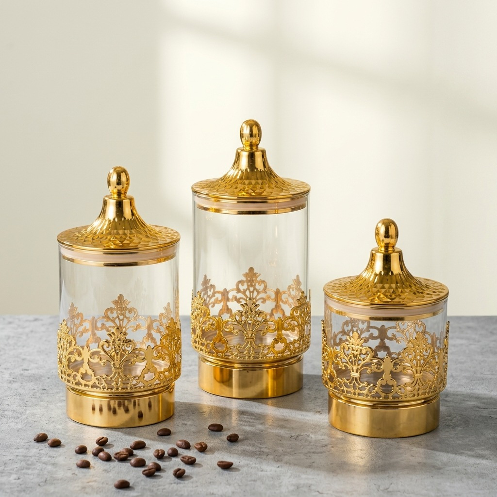European Transparent Gold-plat - Kitchen Appliances Organizer 评论和价格