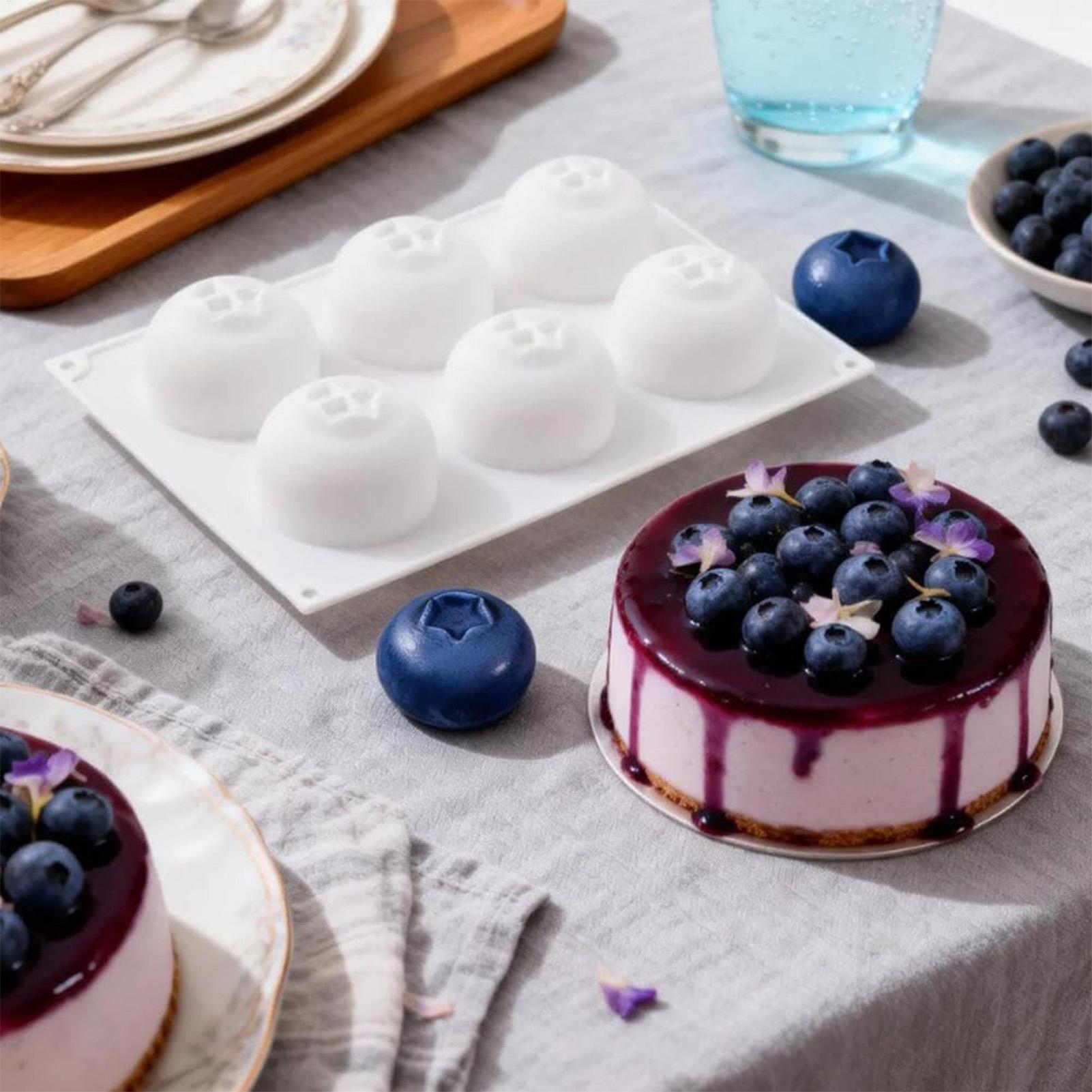 6 Cavity Blueberry Mousse Cake - Kitchen Appliances For Baking 评论和价格
