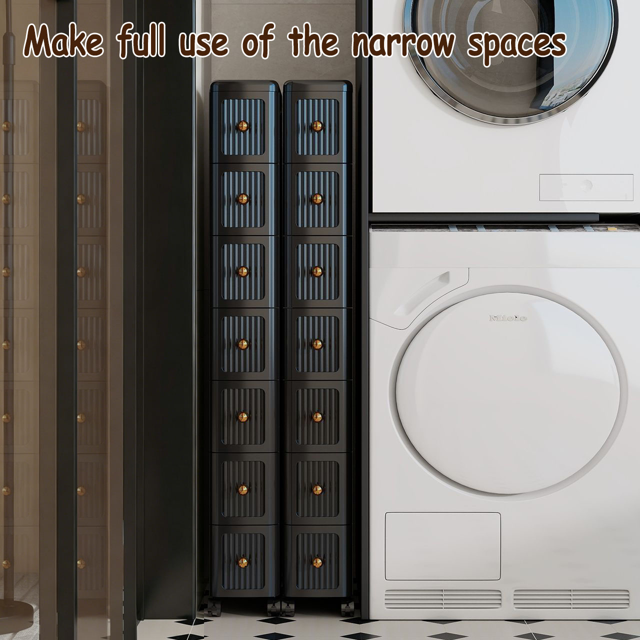 15CM Narrow Gap Drawer Storage - Kitchen Appliances Organizer 评论和价格