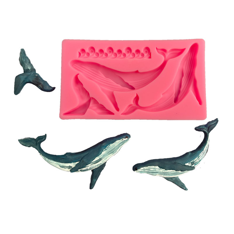 DIY Whale Silicone Mold Ocean  - Kitchen Appliances For Baking 评论和价格