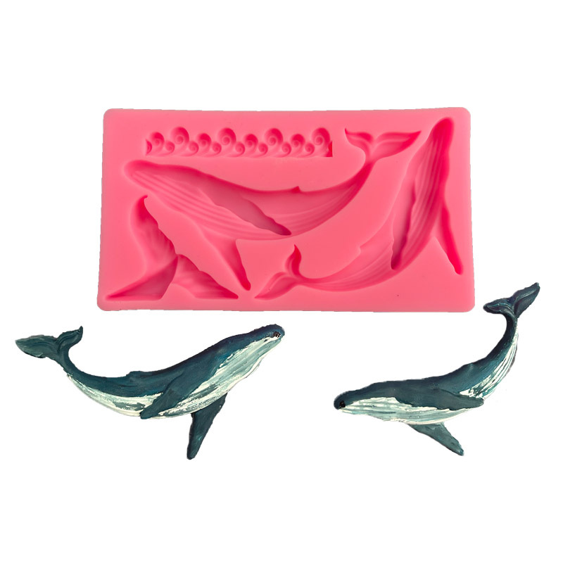 DIY Whale Silicone Mold Ocean  - Kitchen Appliances For Baking 评论和价格