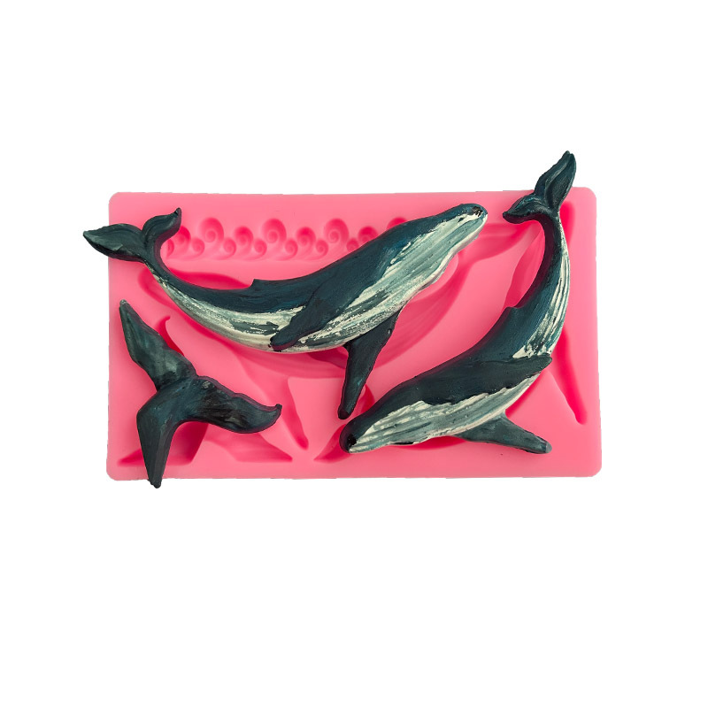 DIY Whale Silicone Mold Ocean  - Kitchen Appliances For Baking 评论和价格