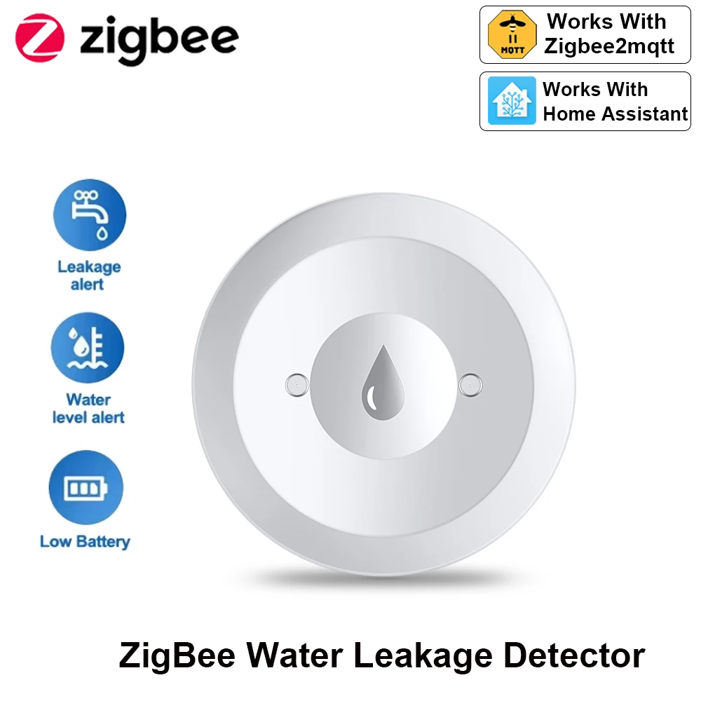 Zigbee Water Sensor Flood Leak - Kitchen Appliances Video 评论和价格