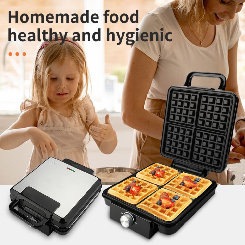 4 Square Belgian Waffle Maker  - Kitchen Appliances For.Xmas 评论和价格