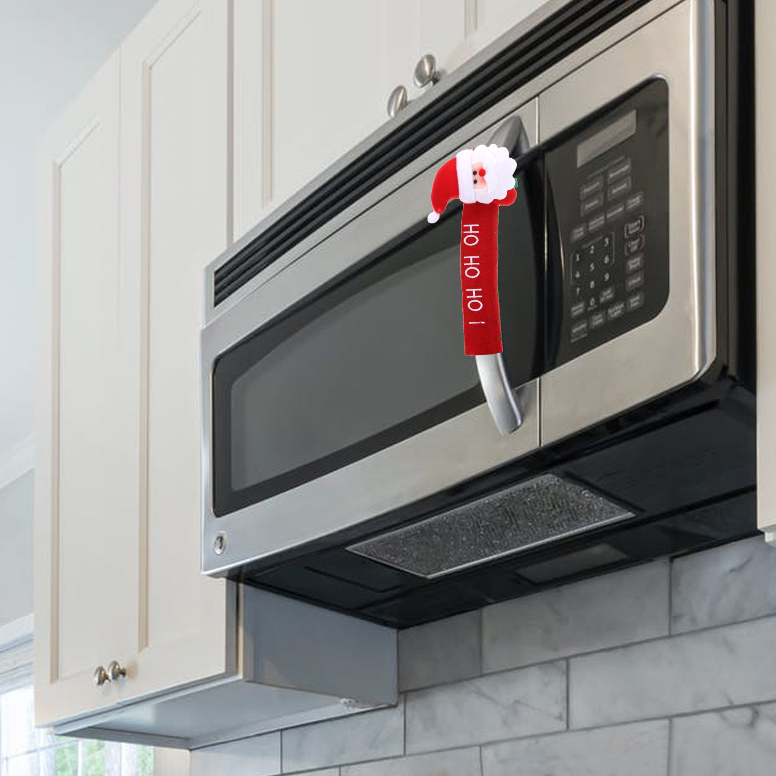 2Pcs Xmas Fridge Handle Covers - Kitchen Appliances For.Xmas 评论和价格