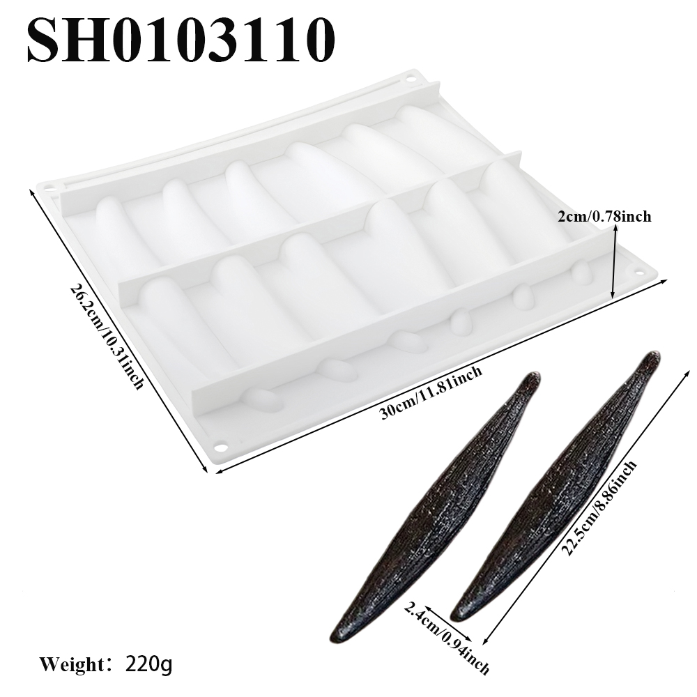 1 or 6 or 10-Cell Vanilla Pod  - Kitchen Appliances For Baking 评论和价格