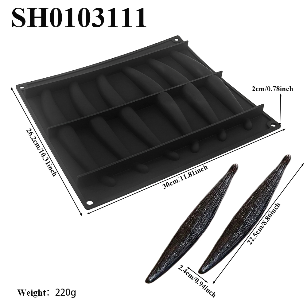 1 or 6 or 10-Cell Vanilla Pod  - Kitchen Appliances For Baking 评论和价格