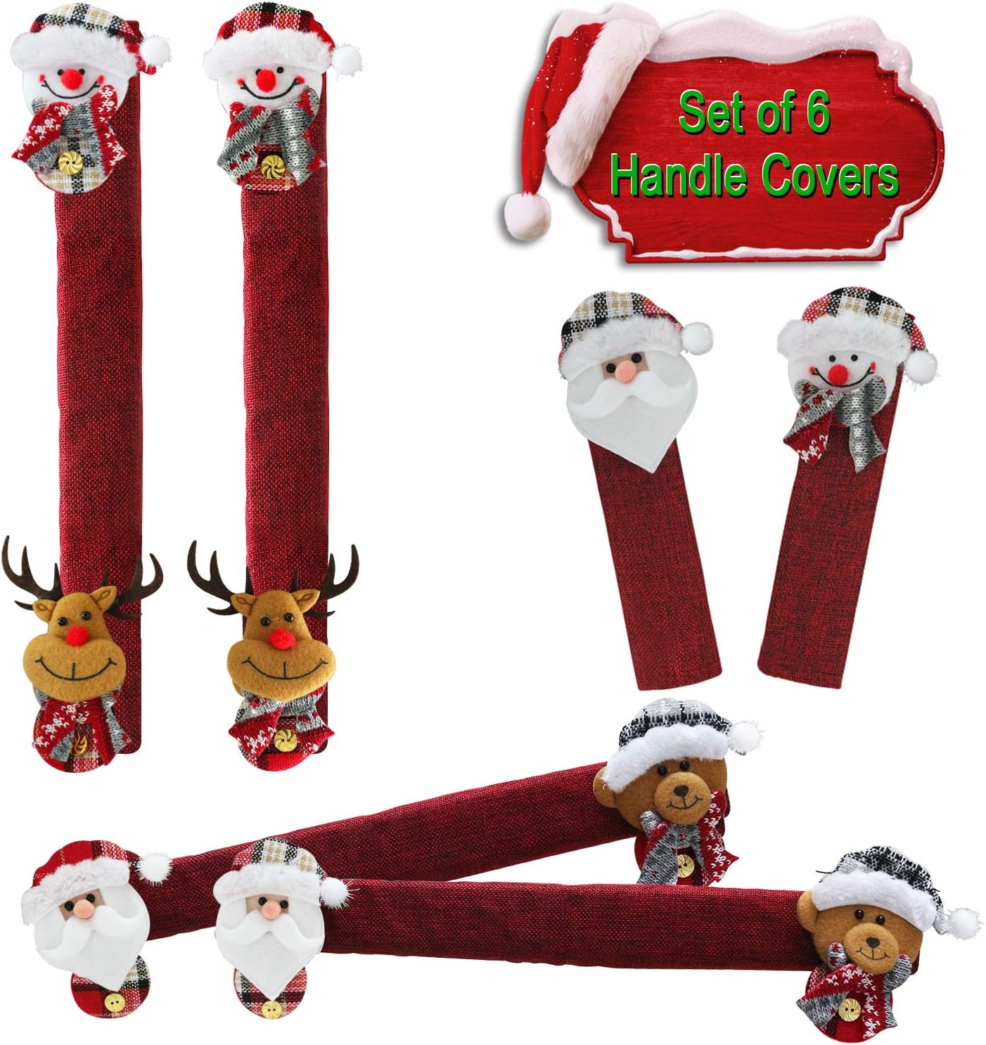 6‑Pack Christmas Refrigerator  - Kitchen Appliances For.Xmas 评论和价格