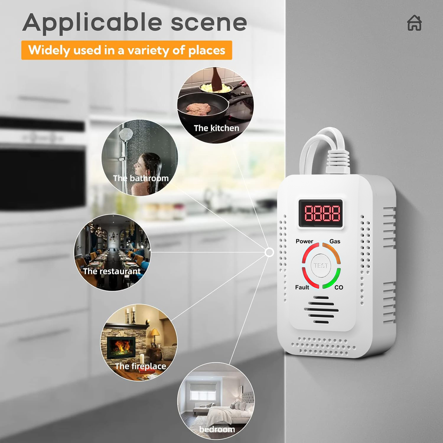 Natural Gas Detector 2in1 And  - Kitchen Appliances Video 评论和价格