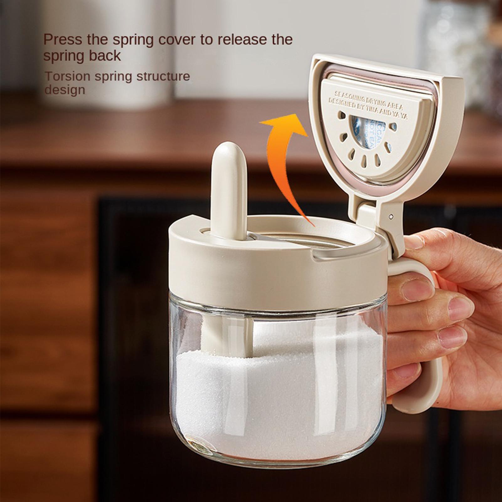 Seasoning Jar Leak-Proof Salt  - Kitchen Appliances Organizer 评论和价格