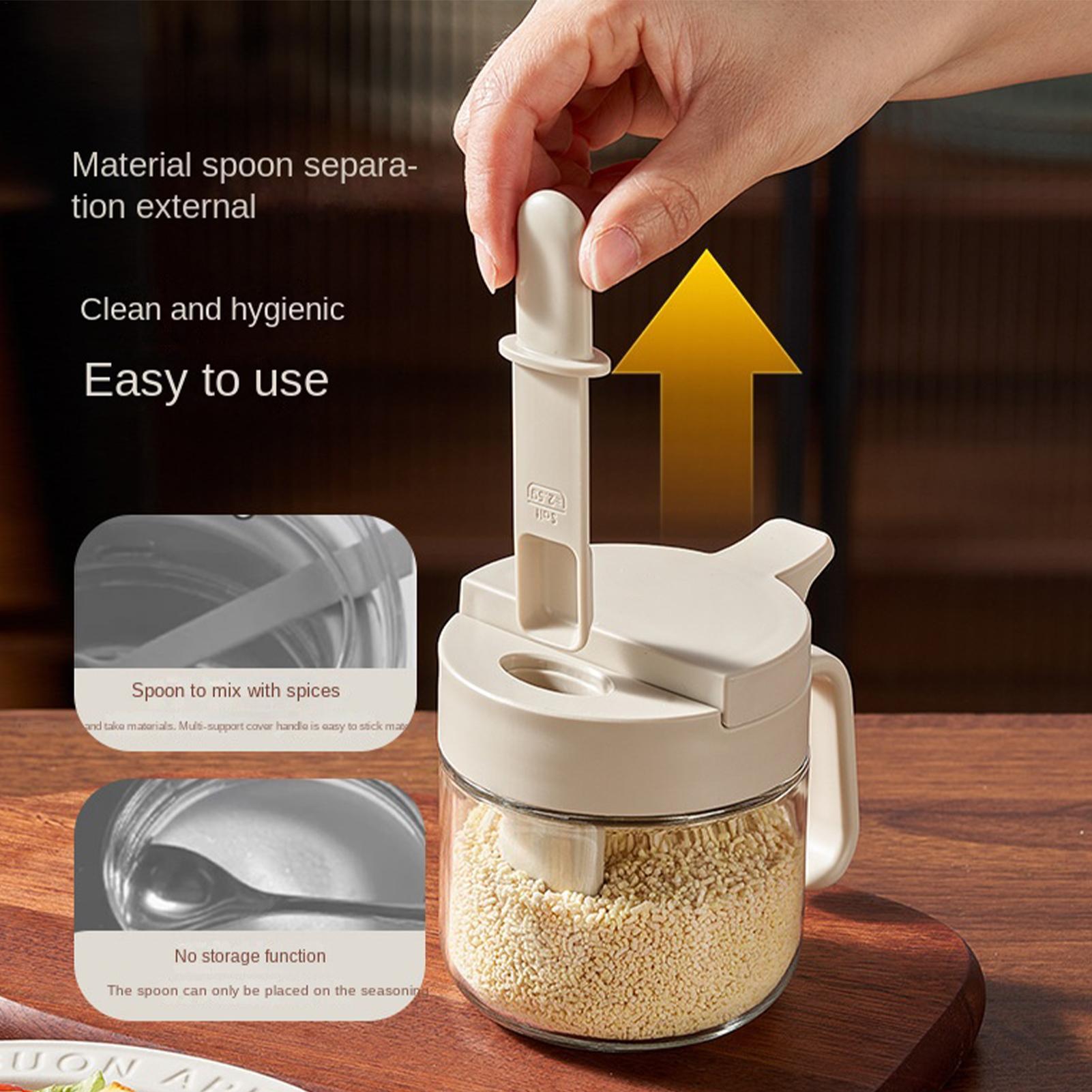 Seasoning Jar Leak-Proof Salt  - Kitchen Appliances Organizer 评论和价格