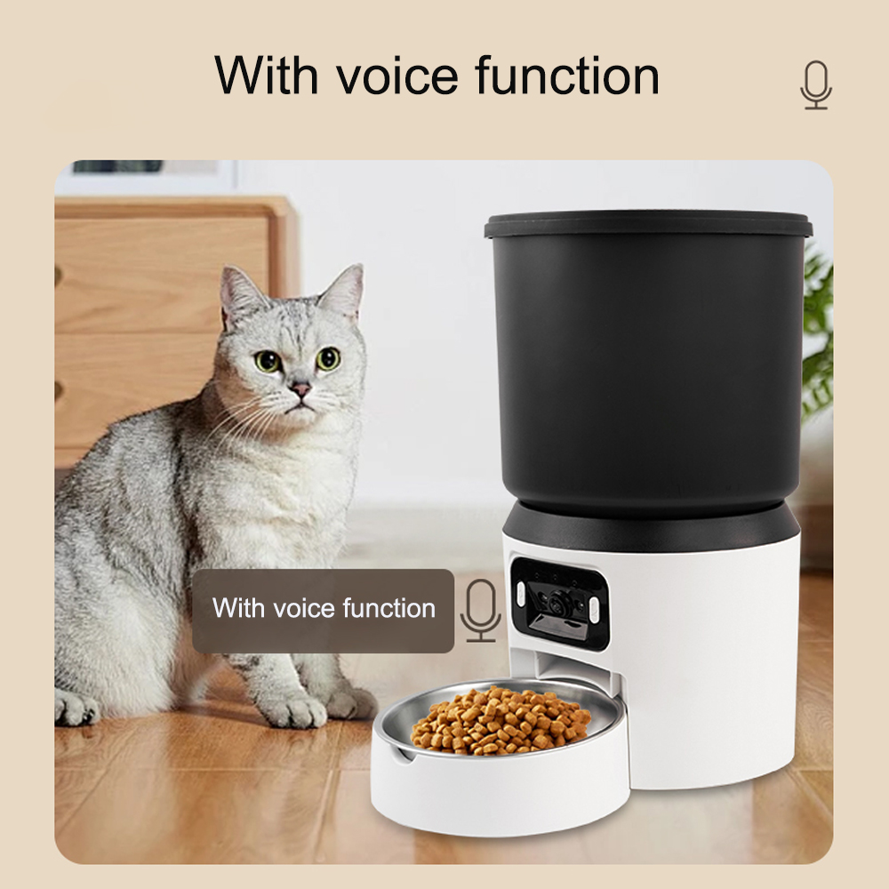 4L Pet Feeder Button WiFi Came - Kitchen Appliances Video 评论和价格